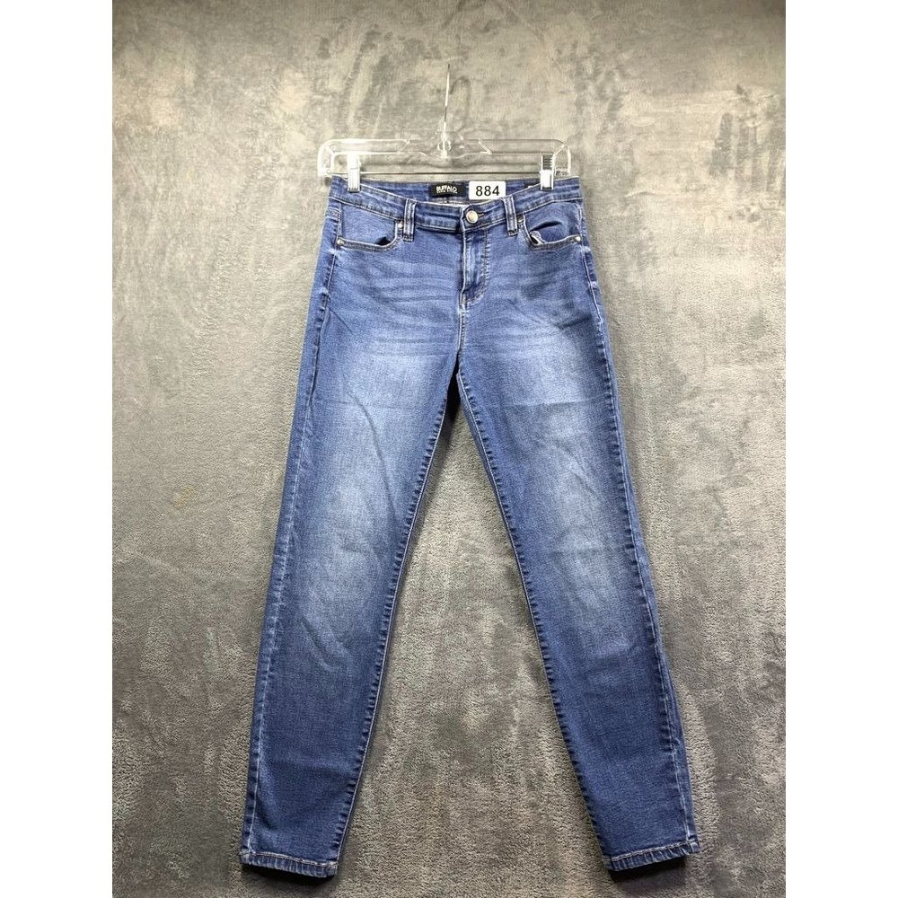 Buffalo David Bitton Blue Mid-Rise Ankle Skinny For Women Size 6 (884)